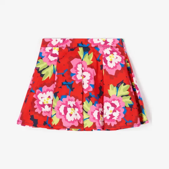 凯卓/Kenzo 女孩 海军蓝 短裙 日本花裙 L96P27028F02.76.12A