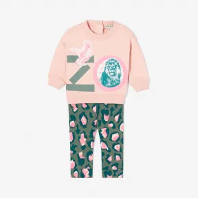 凯卓/Kenzo 女孩 黄褐色 运动衫 疯狂丛林运动衫 L96Z36007F01.50.12M