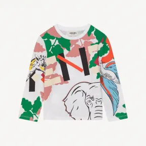 凯卓/Kenzo Multi-icon T-shirt LC5K15538D03.01.10A