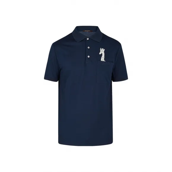 路易威登/Louis Vuitton 长颈鹿口袋马球衫 1A2IIV