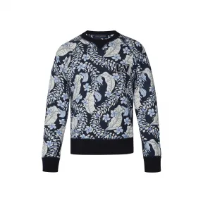 路易威登/Louis Vuitton(LV) 男士 ALL OVER LEAF 印花棒球运动衫 1A3KMK