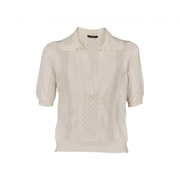 路易威登/Louis Vuitton 蕾丝针织Polo衫 1A4HHQ