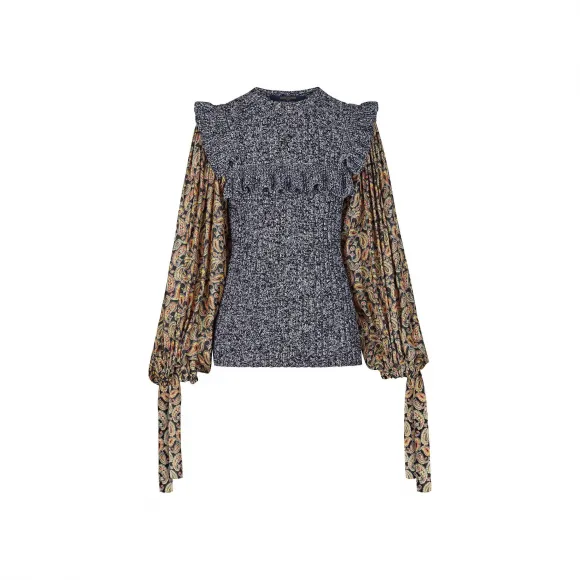 路易威登/Louis Vuitton 双面料针织上衣 1A4HSO