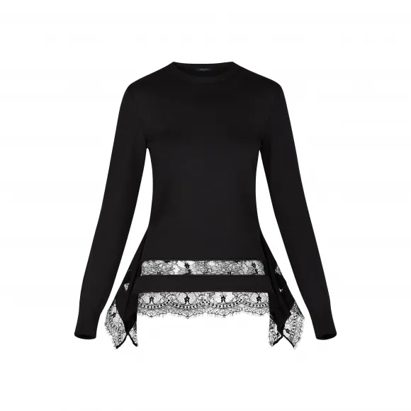 路易威登/Louis Vuitton 蕾丝镶面羊毛套头衫 1A4IOV