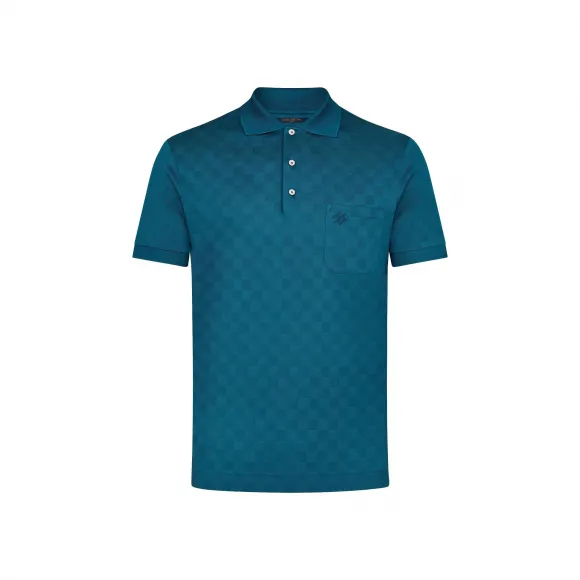 路易威登/Louis Vuitton DAMIER PIQUE 经典格纹马球衫 1A4QHF