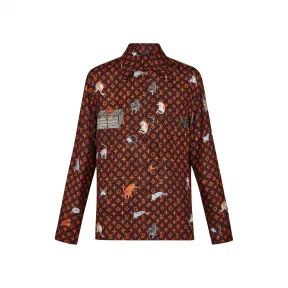 路易威登/Louis Vuitton 印花长袖衬衫 1A502U