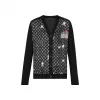 路易威登/Louis Vuitton Catogram 印花斜纹针织开衫 1A50AS
