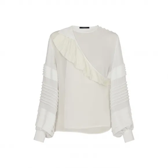 路易威登/Louis Vuitton 繁复衣袖褶边衬衫 1A58H4