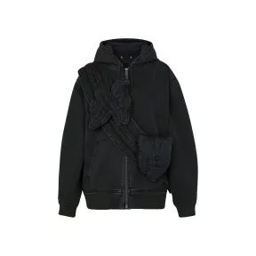 路易威登/Louis Vuitton(LV) 男士 全拉链牛仔连帽衫 1A5PAX