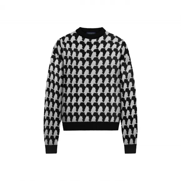 路易威登/Louis Vuitton(LV) 男士 卢勒克斯提花圆领毛衣 1A5PBY