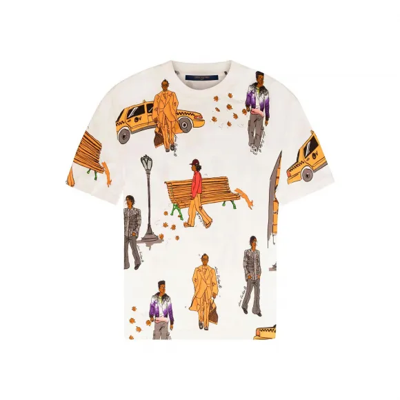 路易威登/Louis Vuitton(LV) 男士 NEW WALKERS 印花 T 恤 1A5PEP