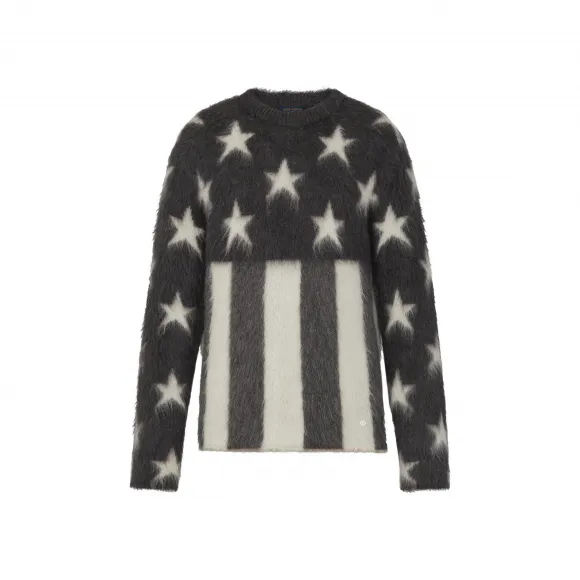 路易威登/Louis Vuitton(LV) 男士 马海毛提花圆领毛衣 1A5PMU