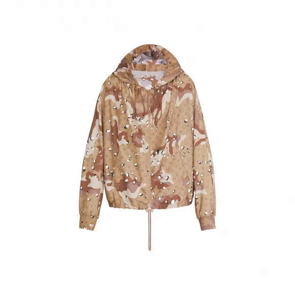 路易威登/Louis Vuitton(LV) 男士 迷彩拉链降落伞连帽衫 1A5VE2