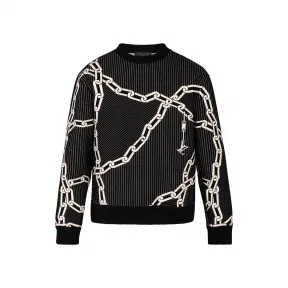 路易威登/Louis Vuitton(LV) 男士 3D 效果链条绗缝运动衫 1A5VFH