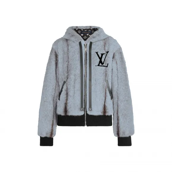路易威登/Louis Vuitton(LV) 女士 貂毛连帽衫 1A60ZP