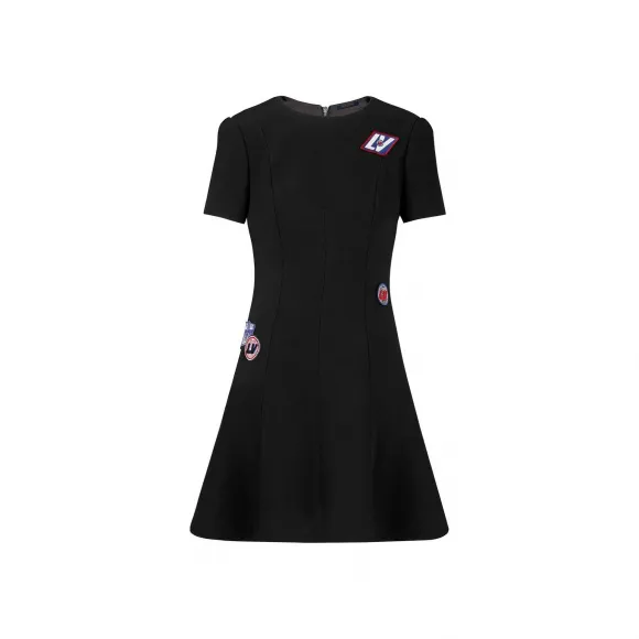 路易威登/Louis Vuitton(LV) 女士 LV AIRLINE 贴饰 A 字连衣裙 1A6384