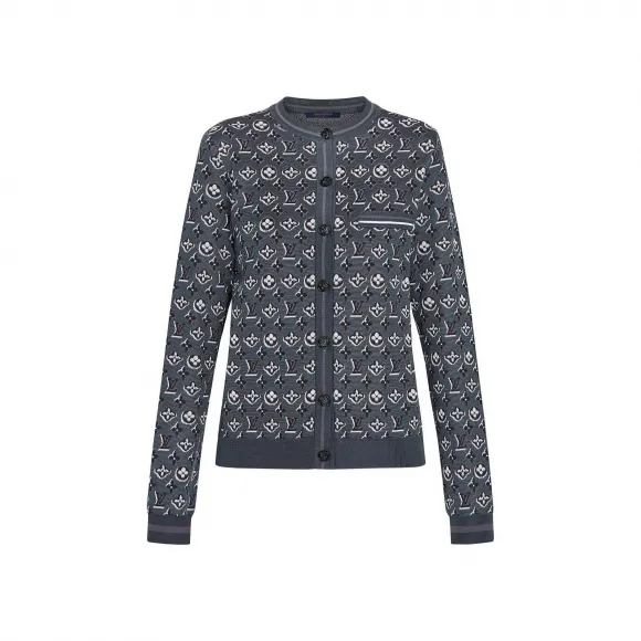 路易威登/Louis Vuitton(LV) 女士 MONOGRAM SHADOW 提花开衫 1A67K2
