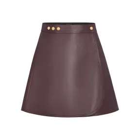 路易威登/Louis Vuitton(LV) 皮革 A 字迷你裹身裙 1A824H