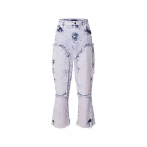 路易威登/Louis Vuitton(LV) 流苏木匠裤 - 男士 - 成衣 1AB4SD