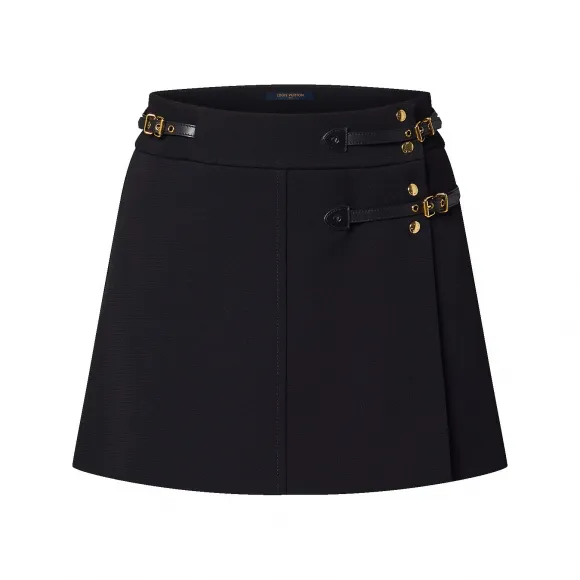 路易威登/Louis Vuitton(LV) 肩带细节迷你裹身裙 - 女式 - 成衣 1AB6MY