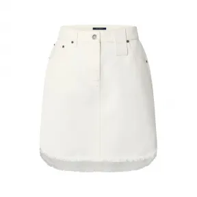 路易威登/Louis Vuitton(LV) 磨边下摆牛仔裙 - 女装 - 成衣 1ABPWB