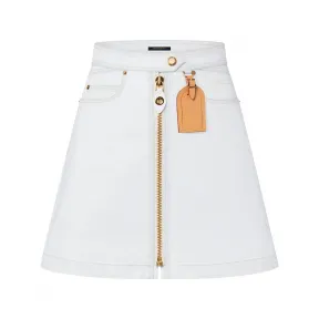 路易威登/Louis Vuitton(LV) 漂染牛仔布迷你半截裙 - 时装系列 1ABR6M