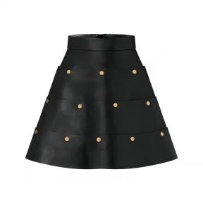 路易威登/Louis Vuitton(LV)  分层式按扣皮裙 1ABSTI