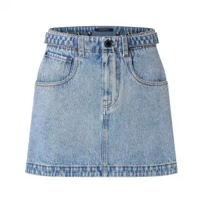 路易威登/Louis Vuitton(LV) 漂染牛仔布迷你半截裙 - 时装系列 1AC3U2