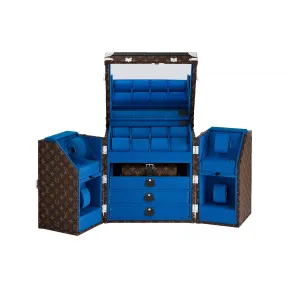 路易威登/Louis Vuitton(LV) Neo Boîte Main Montres Monogram Macassar 帆布 - 行李箱及旅游用品 M10229