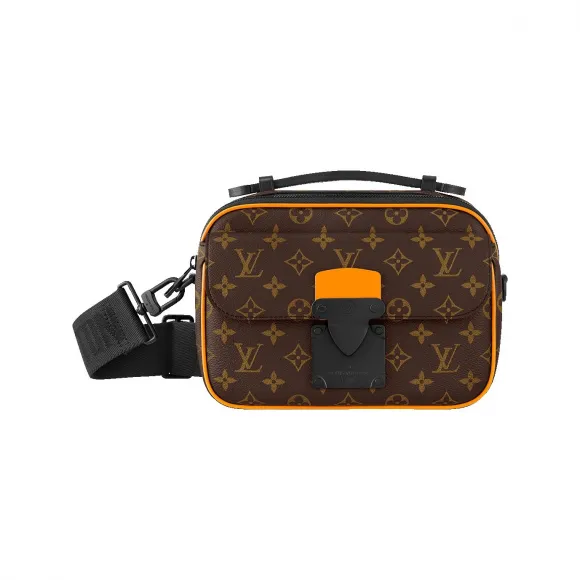 路易威登/Louis Vuitton(LV) S-Lock 信差袋 Monogram Macassar 帆布 - 皮具系列 M46688