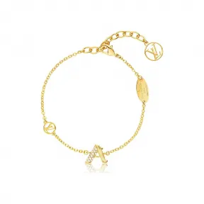 路易威登/Louis Vuitton LV & ME Strass 手链，字母A M64747