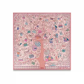 路易威登/Louis Vuitton(LV) 女士 TREE OF LOUIS 方巾 M76136