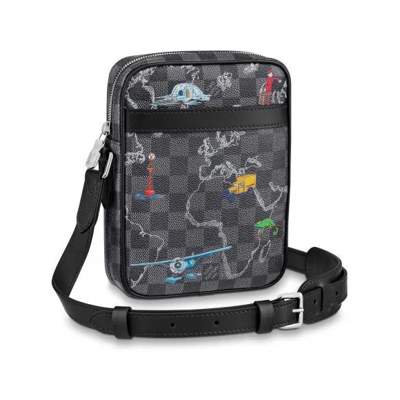 路易威登/Louis Vuitton(LV) 男士 DANUBE SLIM 小号手袋 N40239