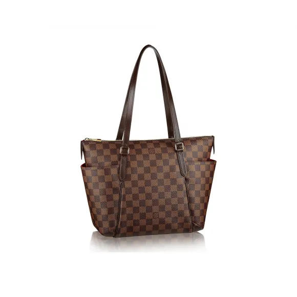 路易威登/Louis Vuitton(LV)   啡色 皮革 手提包 N41282