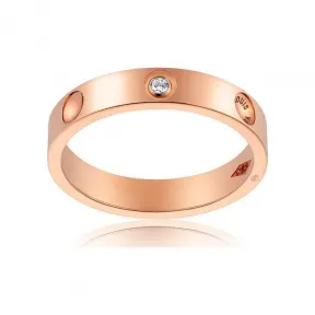 路易威登/Louis Vuitton(LV) 女士 Empreinte 戒指.玫瑰金镶钻 Q9F021