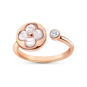 路易威登/Louis Vuitton(LV) 女士 COLOR BLOSSOM XS 18K金贝壳戒指 Q9L68G