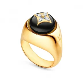 路易威登/Louis Vuitton(LV) 女士 B BLOSSOM 18K 金缟玛瑙钻石戒指 Q9M84C