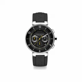 路易威登/Louis Vuitton Tambour Slim Monogram Macassar 腕表，39毫米 QBBB11