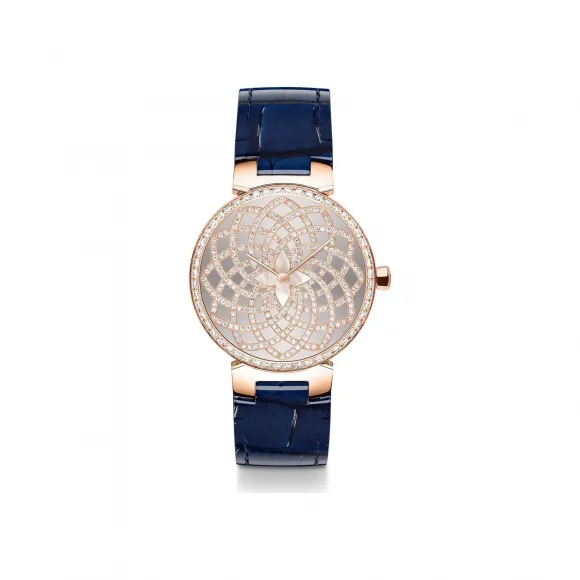 路易威登/Louis Vuitton Tambour Slim Blossom 腕表，35毫米 QBBB72