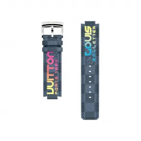 路易威登/Louis Vuitton TAMBOUR DAMIER COBALT JUNGLE 帆布表带 R15286