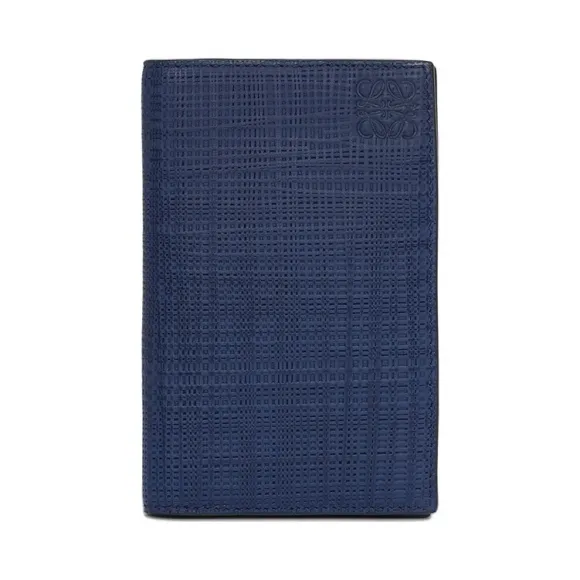 罗意威/Loewe Compact Wallet海军蓝 101.79.L56