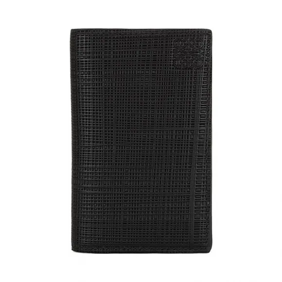 罗意威/Loewe Compact Wallet黑色 101.88.L56
