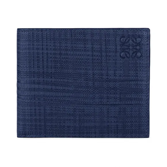 罗意威/Loewe 6 Cards Bifold海军蓝 101.88.M77