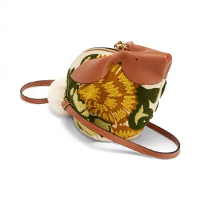 罗意威/Loewe Bunny Floral Bag黄色 103.51.T35