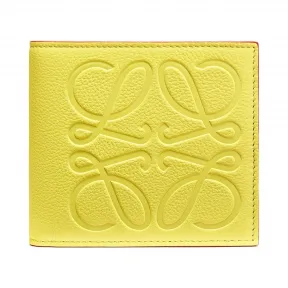 罗意威/Loewe Brand Bifold Coin WalletHoney 106.54A501