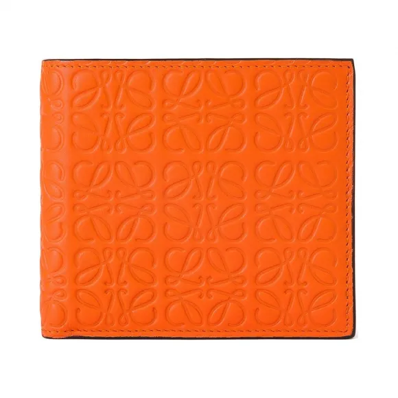 罗意威/Loewe Bifold Wallet黑色 107.55.302