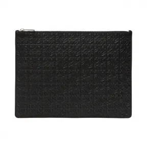 罗意威/Loewe 大号方形手包 黑色 107.55.K49