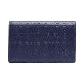 罗意威/Loewe Business Card Holder灰蓝色 107.55.M97