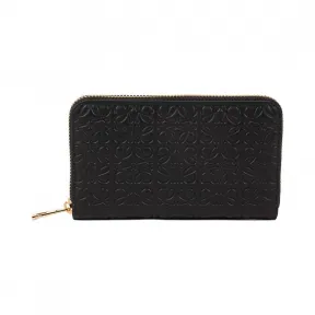 罗意威/Loewe Medium Zip Around黑色 107.55.P31