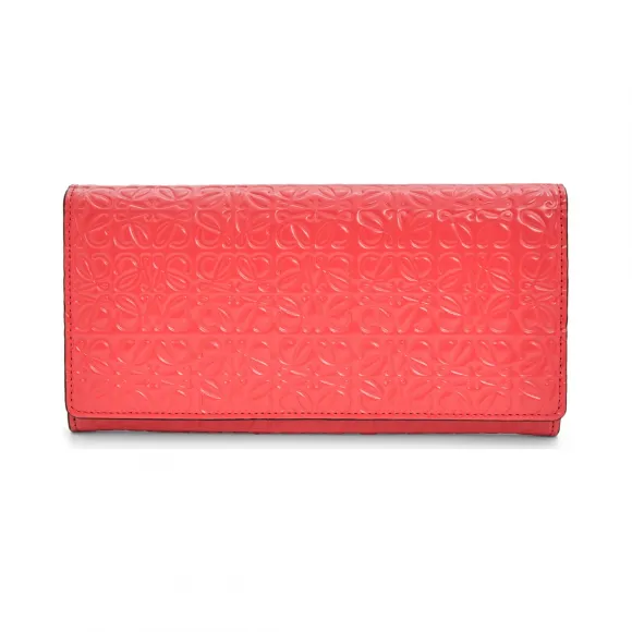 罗意威/Loewe Continental WalletPoppy Pink 109.10GK98